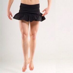 Lululemon Black Ruffle Skirt